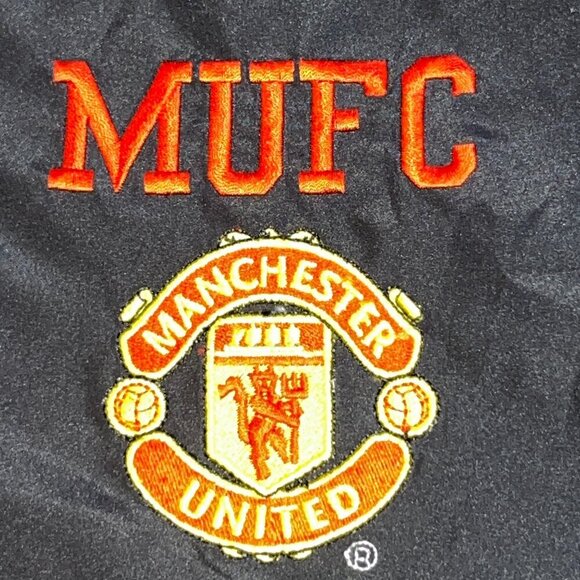Official MANCHESTER UNITED FOOTBALL CLUB Full Zip Hooded Track Jacket - EUC - S - Picture 6 of 12